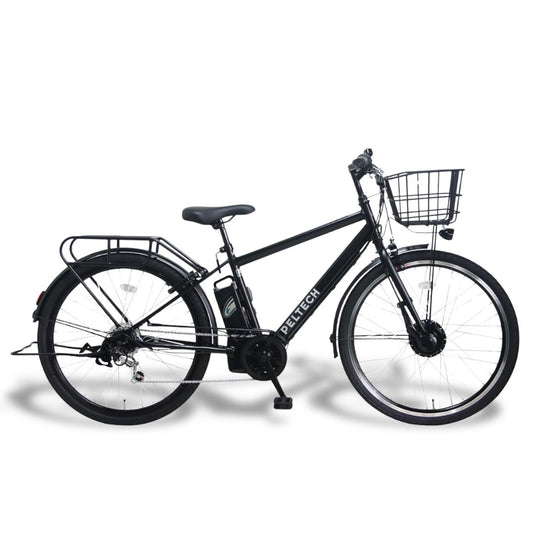 【100%完成納品】PELTECH(ペルテック) TDA-207Zplus+ 電動アシストクロスeバイク 27.5インチ 外装6段 フル装備*販売証明書付き