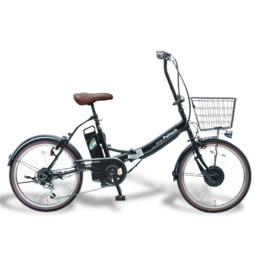 20インチ 折り畳み電動アシスト自転車 外装6段変速 【簡易組立必要品】(TDN-206L) *販売証明書付き