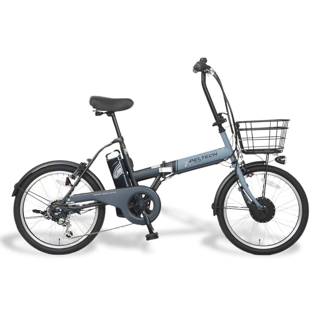 20インチ 折り畳み電動アシスト自転車 外装6段変速 【簡易組立必要品】(TDN-208L) *販売証明書付き