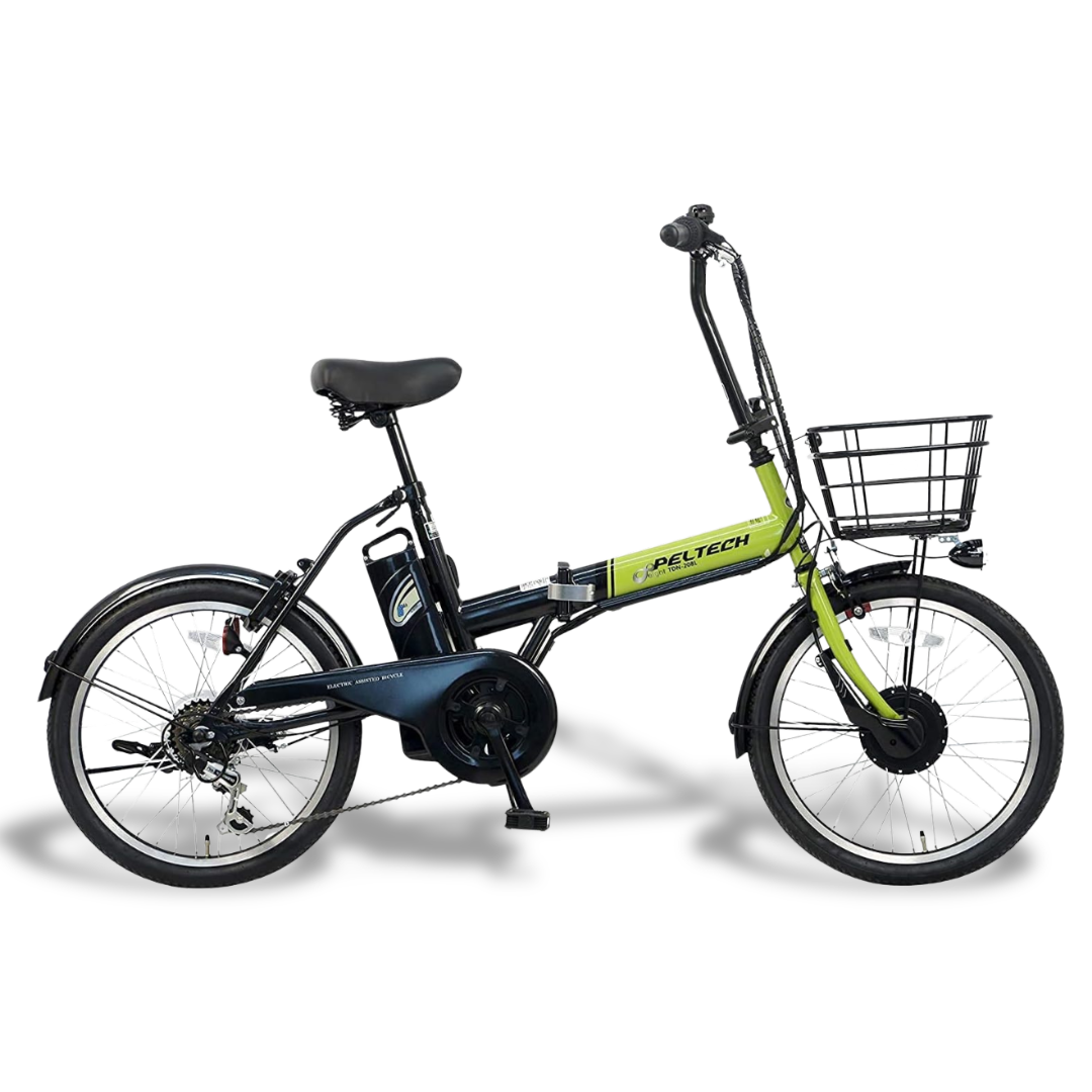 20インチ 折り畳み電動アシスト自転車 外装6段変速 【簡易組立必要品】(TDN-208L) *販売証明書付き