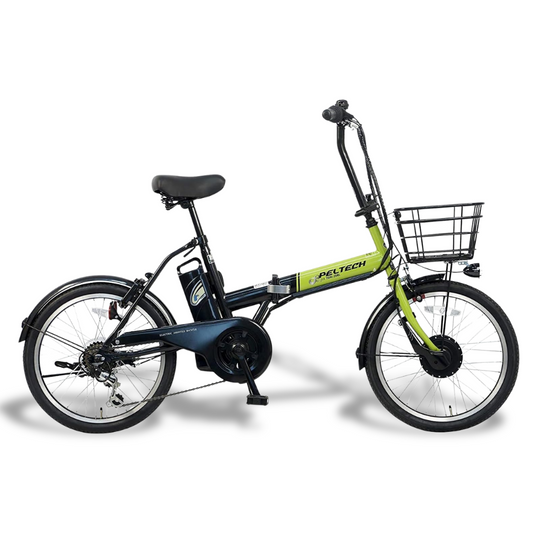 20インチ 折り畳み電動アシスト自転車 外装6段変速 【簡易組立必要品】(TDN-208L) *販売証明書付き