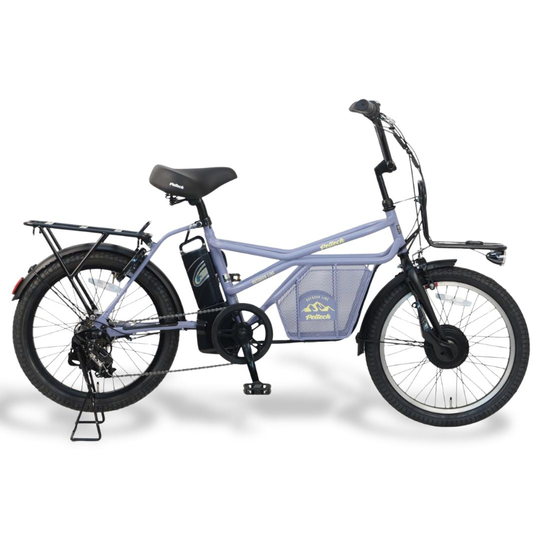 【100%完成納品】PELTECH(ペルテック) GRC-515L 電動アシストeカーゴバイク 20インチ 外装7段 *販売証明書付き
