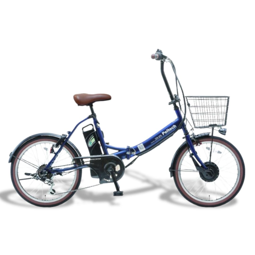 【ノーパンク】 折り畳み電動アシスト自転車 20インチ 折り畳み外装6段変速 (TDN-206LN) 【簡易組立必要品】*販売証明書付き