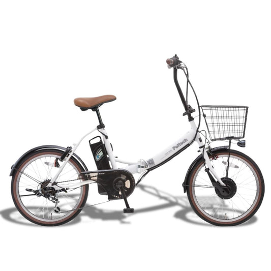 【ノーパンク】 折り畳み電動アシスト自転車 20インチ 折り畳み外装6段変速 (TDN-206LN) 【簡易組立必要品】*販売証明書付き