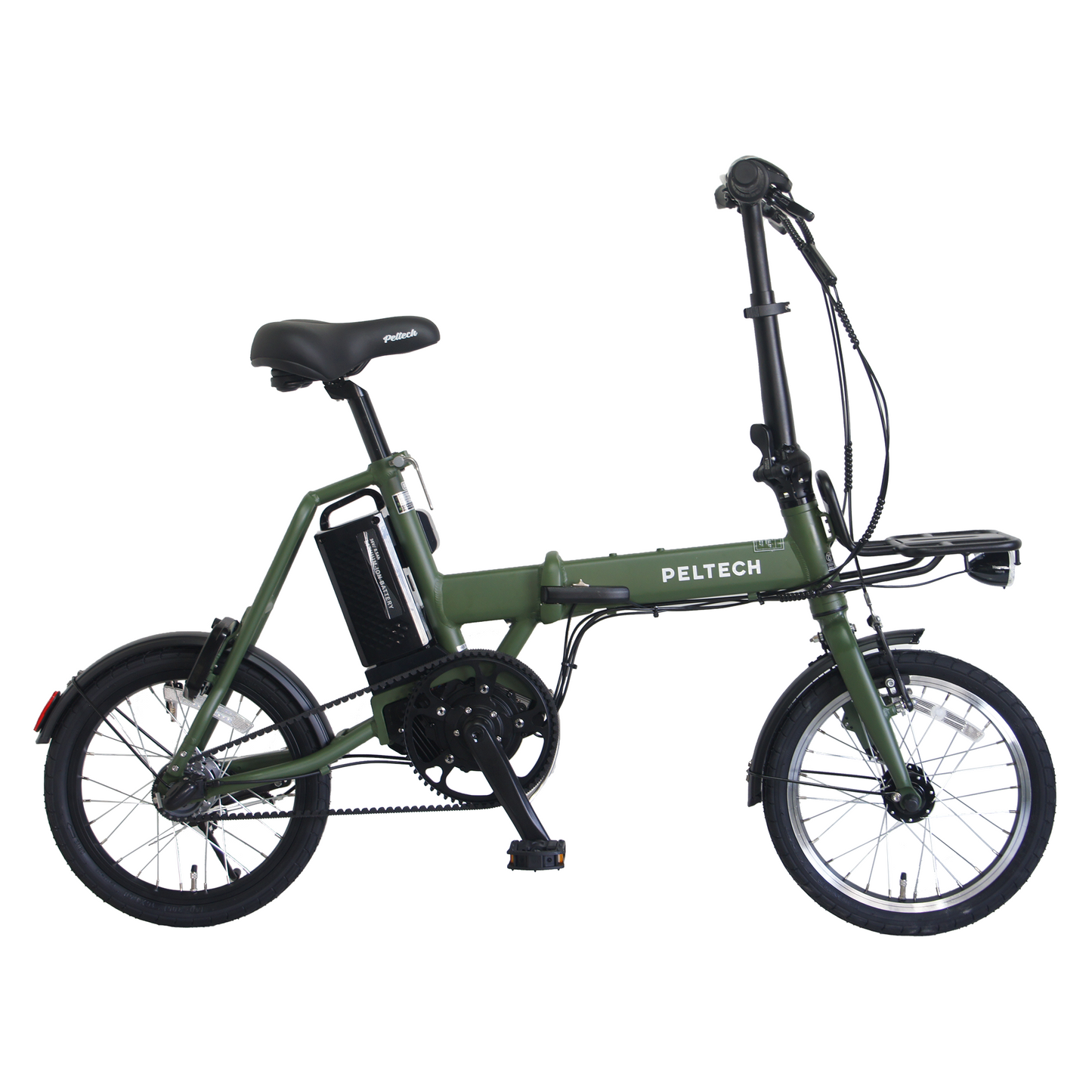 【第三予約販売分】PELTECH X-MINI 16インチ 折り畳み 電動アシスト自転車 内装3段変速ハイパワーモデル 【簡易組立必要品】(XRC-163L) *販売証明書付き