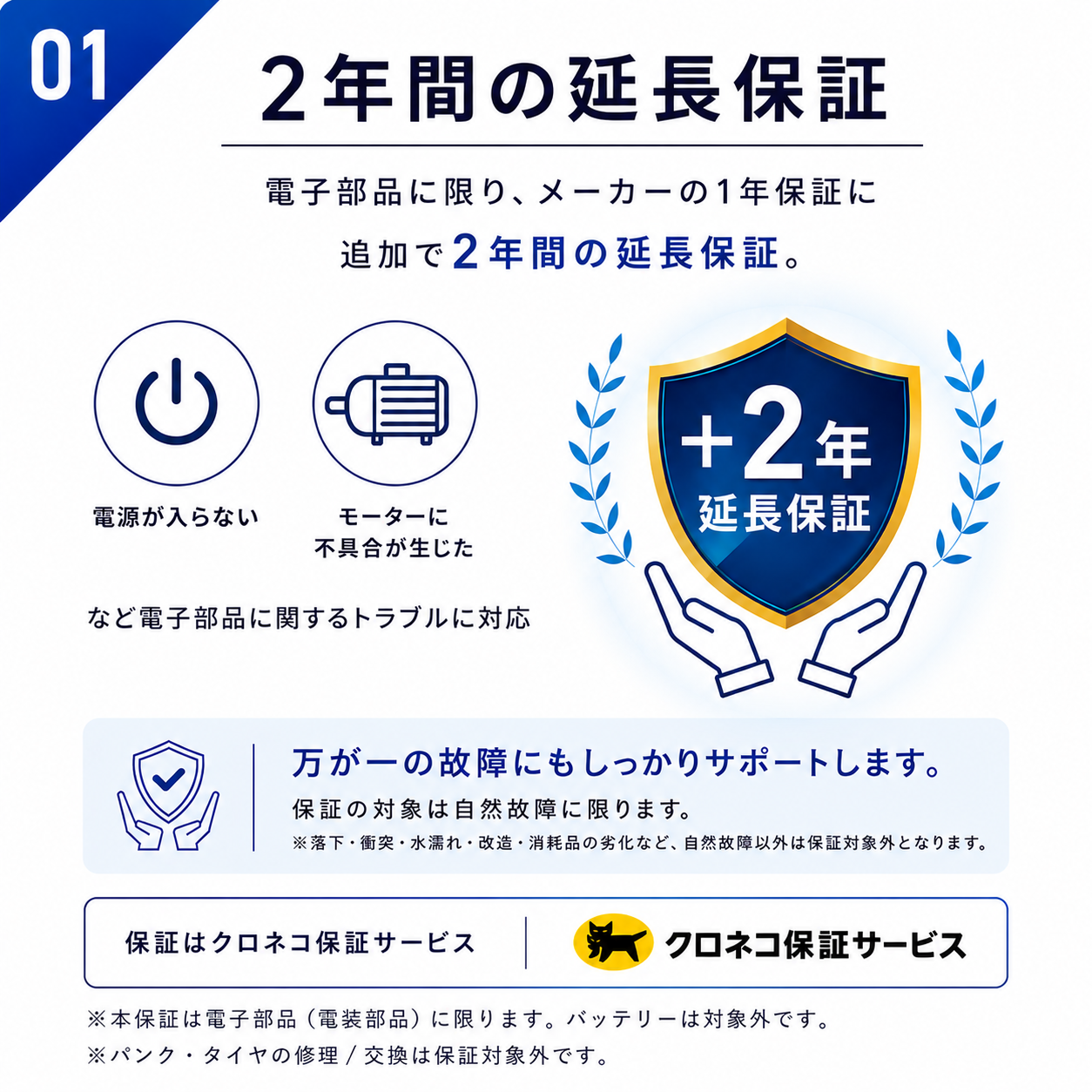 PELTECH 安心パック＋（プラス）｜延長保証2年＋バッテリーロック＋位置情報タグ（選択式）