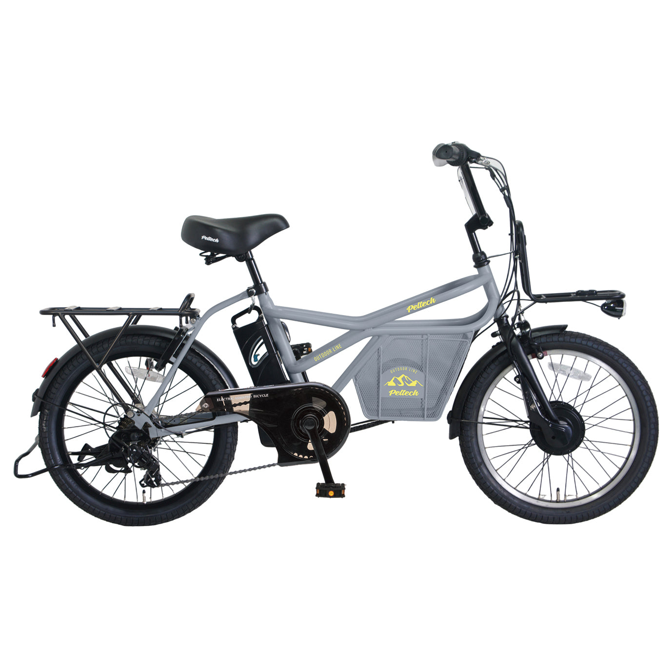 【100%完成納品】PELTECH(ペルテック) GRC-515L 電動アシストeカーゴバイク 20インチ 外装7段 ＊販売証明書付き
