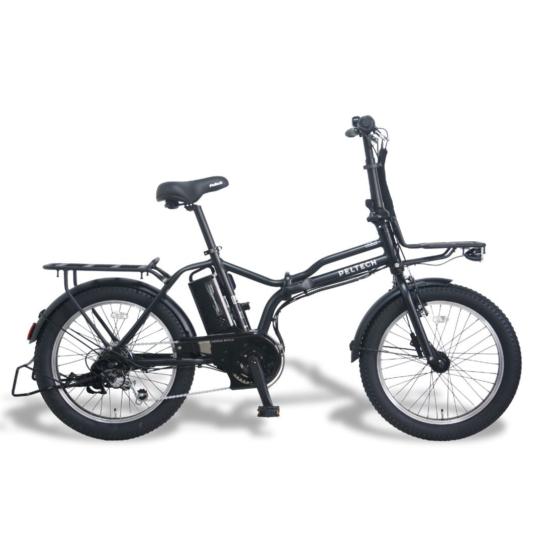 PELTECH X-Adventure 20インチ 折りたたみ電動アシスト自転車 シマノ外装6段 センターモーター TDN-246L