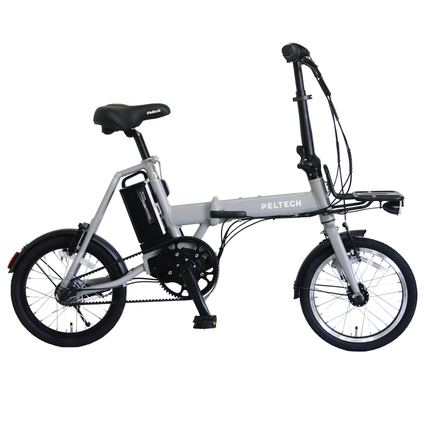 【第四予約販売分】PELTECH X-MINI 16インチ 折り畳み 電動アシスト自転車 内装3段変速ハイパワーモデル 【簡易組立必要品】(XRC-163L)　 ＊販売証明書付き