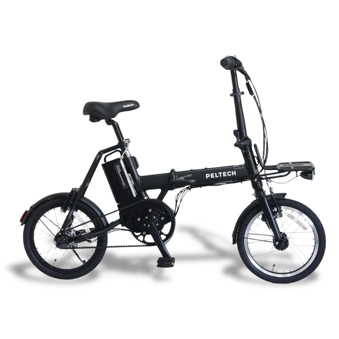 PELTECH X-MINI 16インチ 折り畳み 電動アシスト自転車 内装3段変速ハイパワーモデル 【簡易組立必要品】(XRC-163L)　 ＊販売証明書付き
