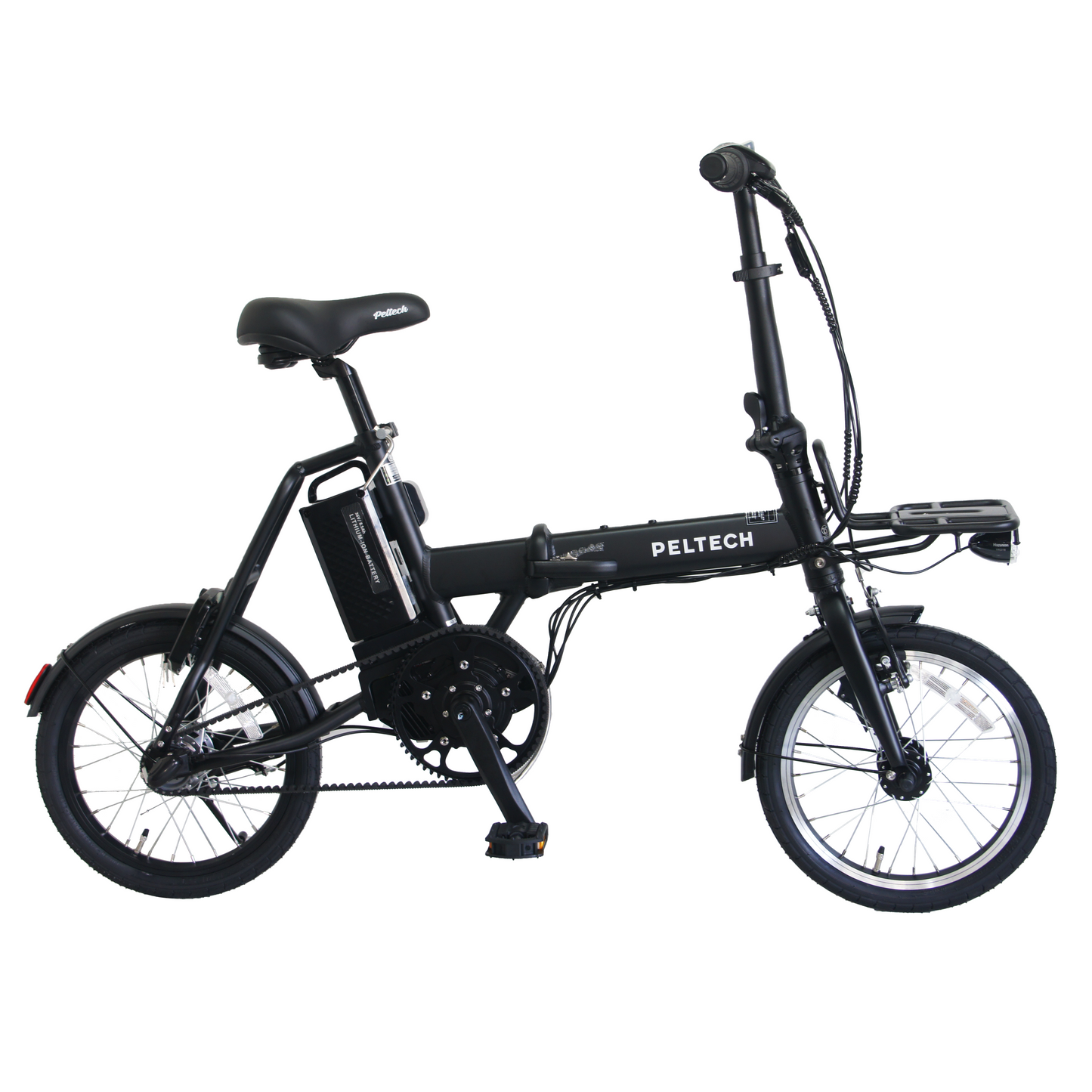 【第四予約販売分】PELTECH X-MINI 16インチ 折り畳み 電動アシスト自転車 内装3段変速ハイパワーモデル 【簡易組立必要品】(XRC-163L)　 ＊販売証明書付き