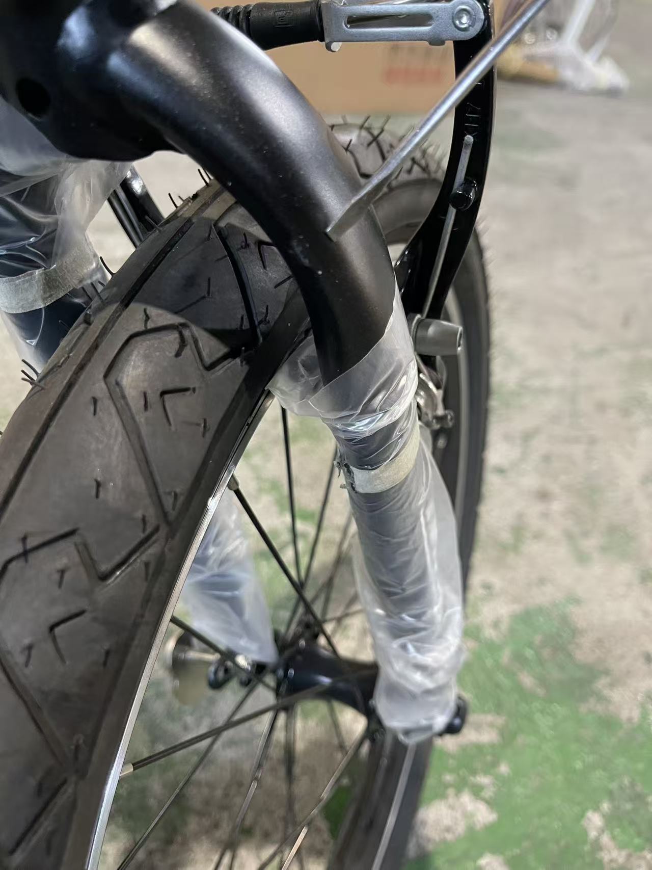 【アウトレット07】非電動折りたたみ自転車 FP-207S ブルーxブラック